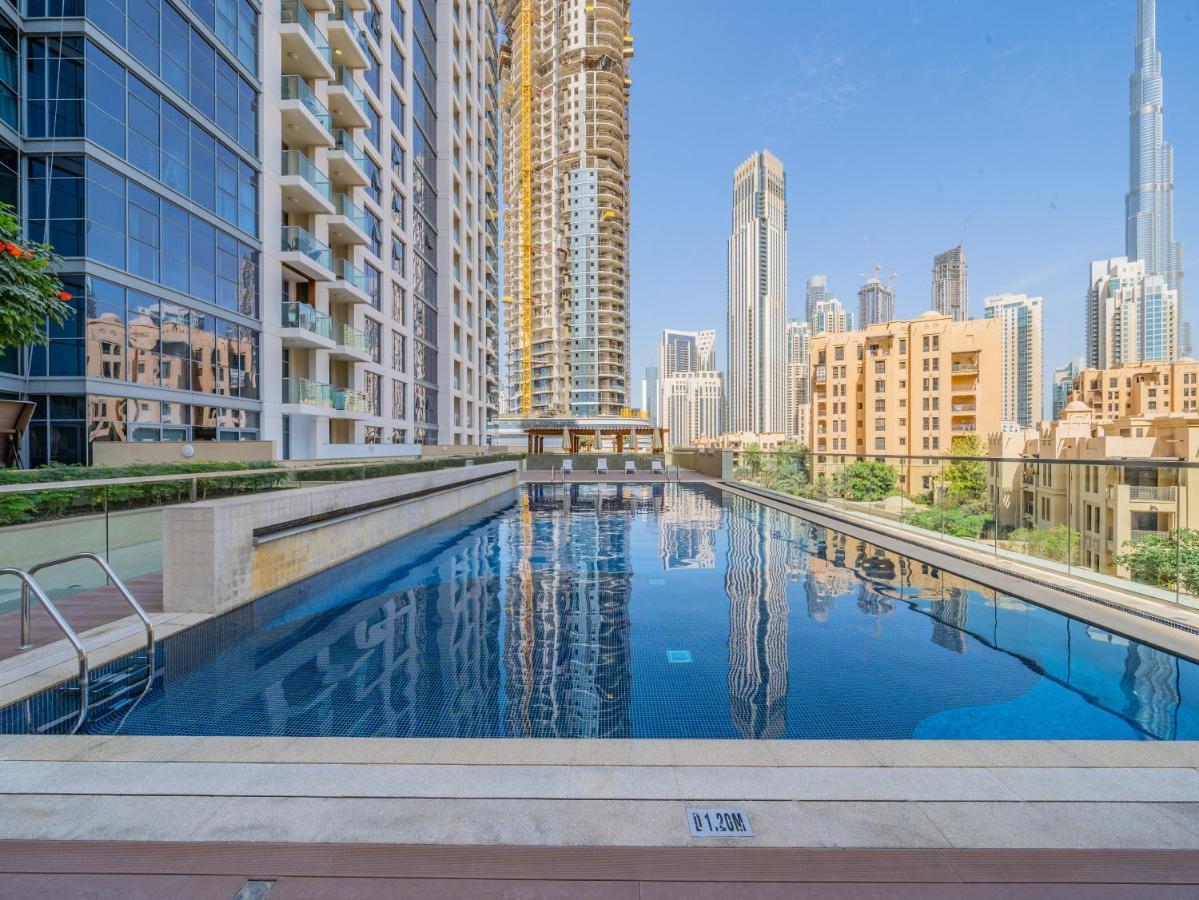 Nouveau Art Deco 3Br With Burj & Canal Views Dubai Eksteriør bilde