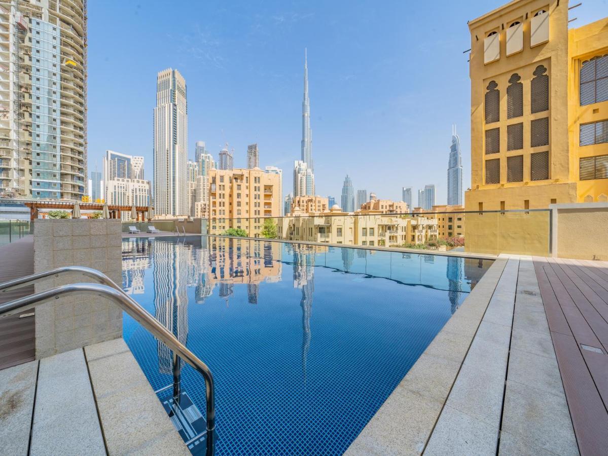 Nouveau Art Deco 3Br With Burj & Canal Views Dubai Eksteriør bilde