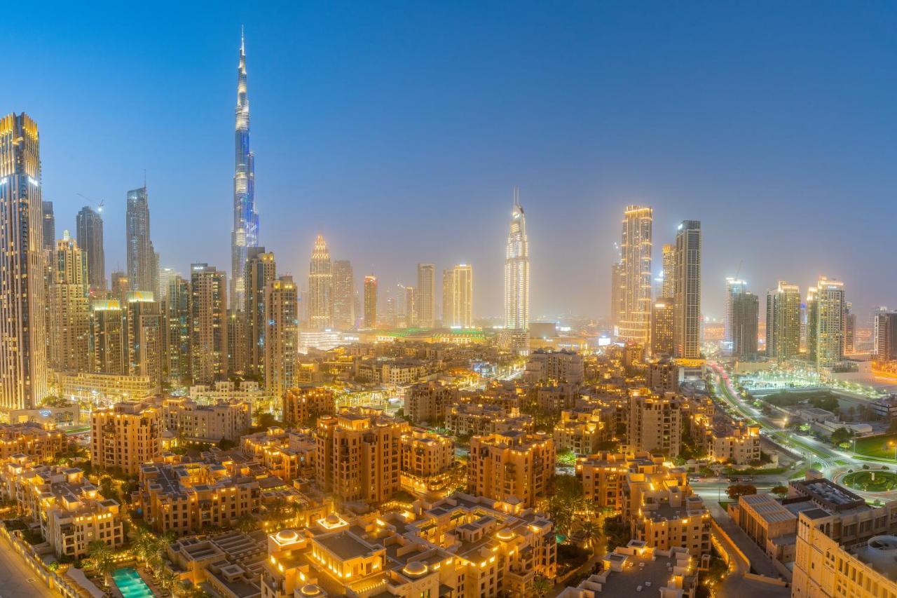 Nouveau Art Deco 3Br With Burj & Canal Views Dubai Eksteriør bilde